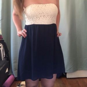 Navy blue dress